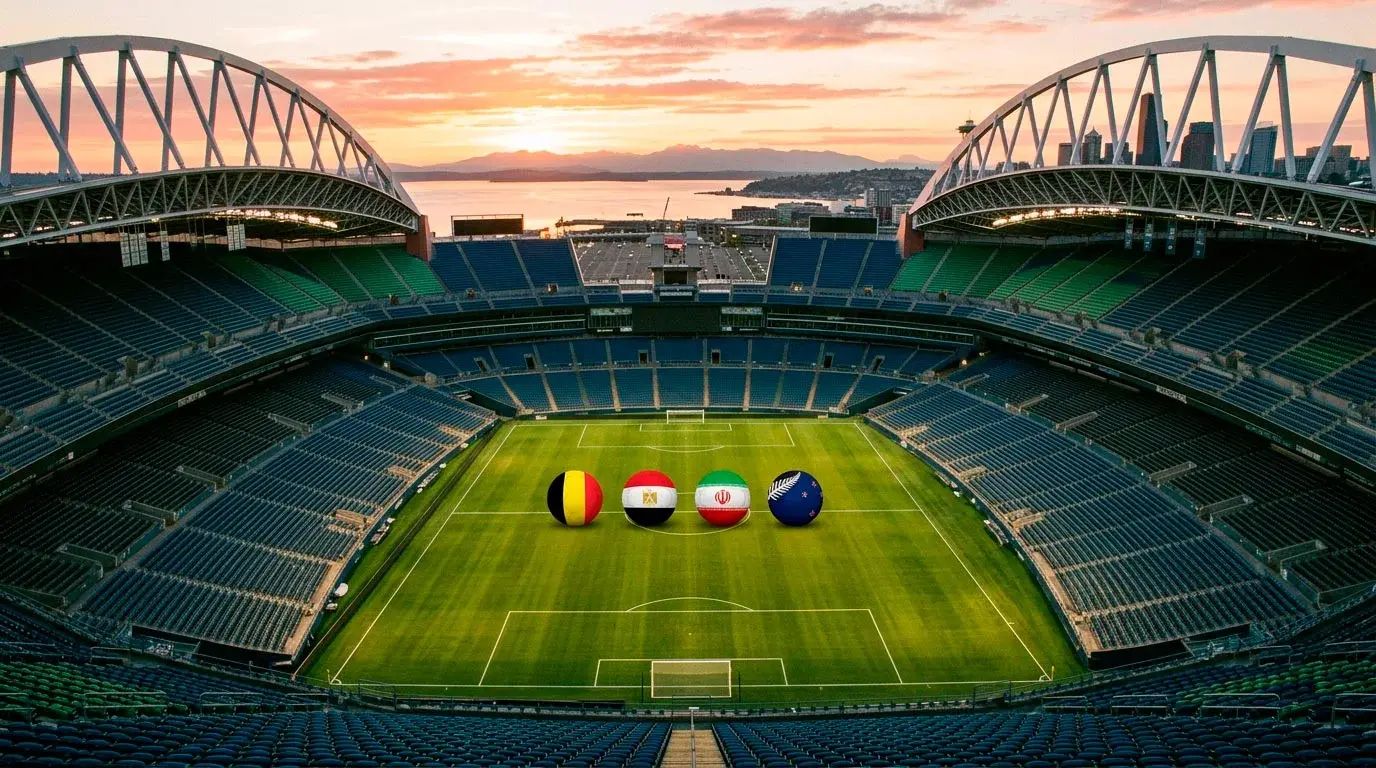 Grupa G Mundialu 2026 z Belgią, Egiptem, Iranem i Nową Zelandią