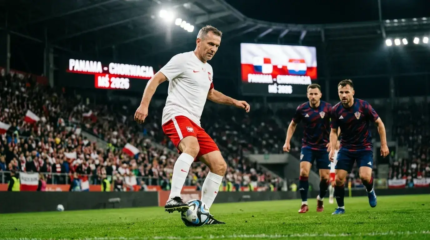 Doświadczony rozgrywający prowadzi piłkę w środku pola na Mundialu 2026